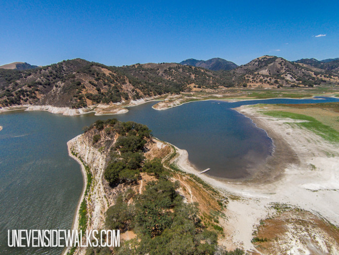 Low water during Drought in California